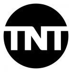 A black and white logo of the television network tnt.