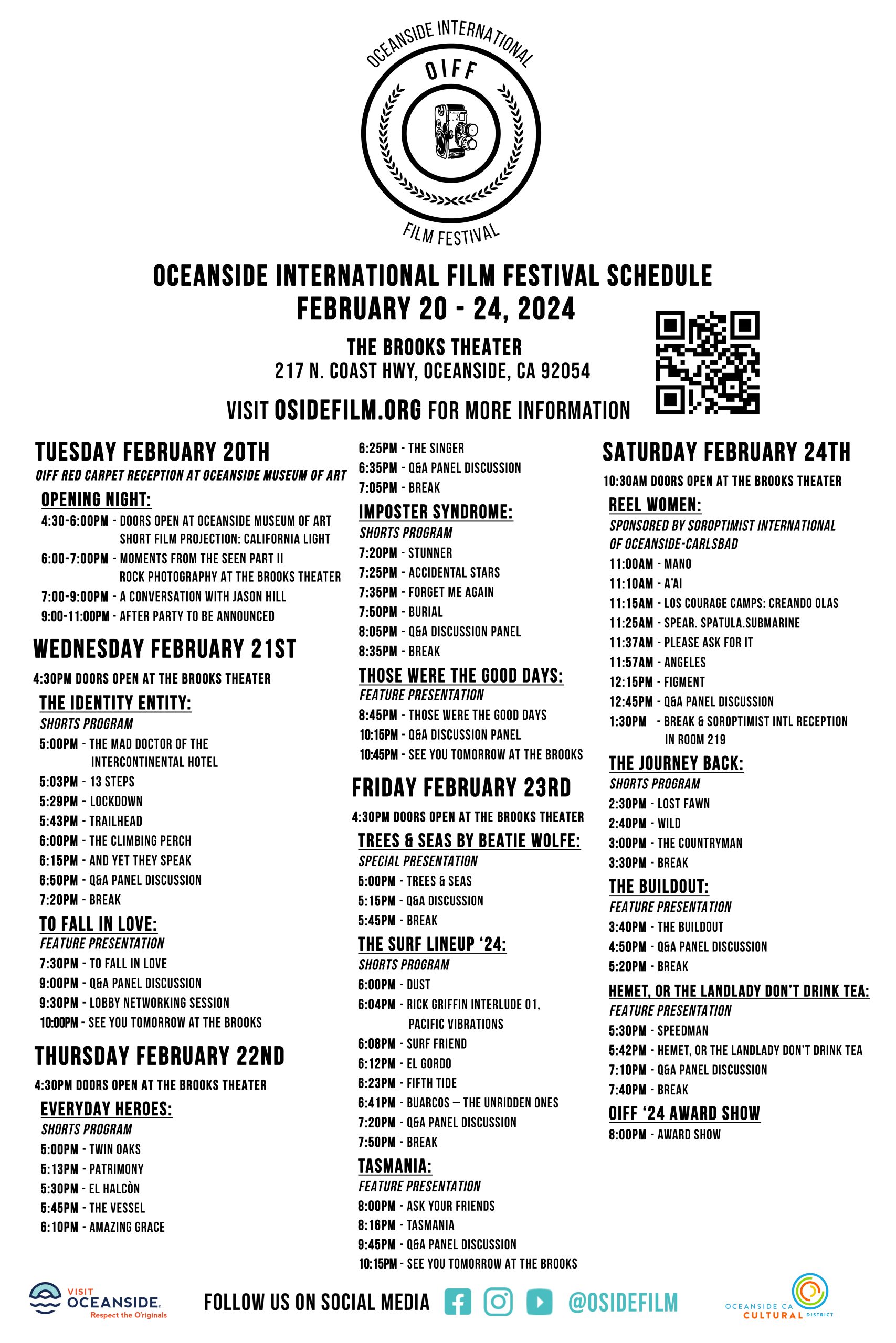 2024 OIFF_FULL SCHEDULE POSTER (1) Oceanside International Film Festival